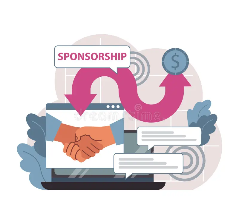 online-sponsorship-agreement-flat-vector-illustration-handshake-screen-signifies-collaboration-circular-flow-funds-300286090